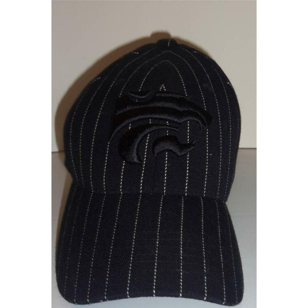 Kansas City Panthers One Fit Black College Hat Cap -0414T14